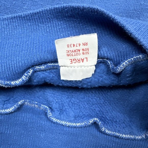 Vintage Marshall Net Two Tone Mens Large Pullover Hoodie Sportswear Skate Grunge - Picture 5 of 11